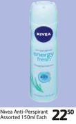 Nivea Anti-Perspirant Assorted-150ml