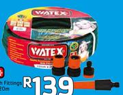 Watex Hose With Fittings-12mm x 20m