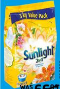 Sunlight 2 In 1 Hand Washing Powder-3Kg