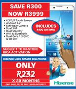 Hisense U800 Smart Cellphone