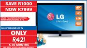 LG 49" HD LED TV
