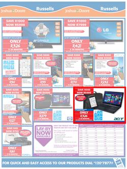 Joshua Doore & Russells : Lowest Installments For You (20 Aug - 6 Sep 2015), page 7