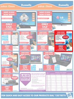 Joshua Doore & Russells : Lowest Installments For You (20 Aug - 6 Sep 2015), page 7