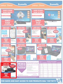 Joshua Doore & Russells : Lowest Installments For You (20 Aug - 6 Sep 2015), page 7