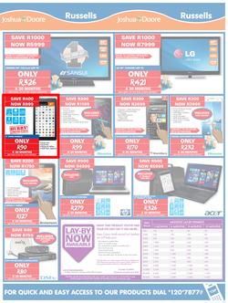 Joshua Doore & Russells : Lowest Installments For You (20 Aug - 6 Sep 2015), page 7