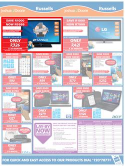 Joshua Doore & Russells : Lowest Installments For You (20 Aug - 6 Sep 2015), page 7