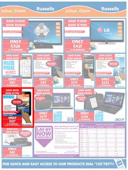 Joshua Doore & Russells : Lowest Installments For You (20 Aug - 6 Sep 2015), page 7