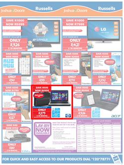 Joshua Doore & Russells : Lowest Installments For You (20 Aug - 6 Sep 2015), page 7