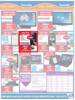 Joshua Doore & Russells : Lowest Installments For You (20 Aug - 6 Sep 2015), page 7