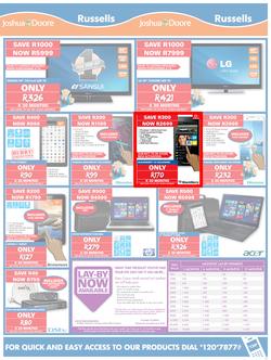 Joshua Doore & Russells : Lowest Installments For You (20 Aug - 6 Sep 2015), page 7