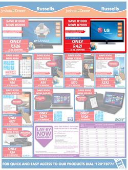 Joshua Doore & Russells : Lowest Installments For You (20 Aug - 6 Sep 2015), page 7