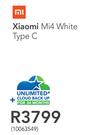 Xiaomi Mi4 White Type C