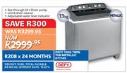 Defy 13kg Twin Tub Metallic DTT165