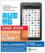 X-Touch 7" Fondi Tablet