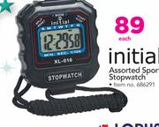 Initial Assorted Sport Stopwatch