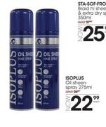 Isoplus Oil Sheen Spray-275ml Each