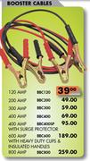 Booster Cables- 200 AMP