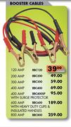 Booster Cables- 120AMP