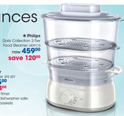 Philips Daily Collection 2-Tier Food Steamer HD9115