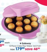 Safeway 12-Piece Cake Pop Maker SWCP1001