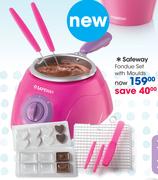 Safeway Foudue Set With Moulds