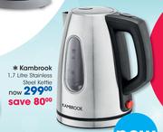 Kambrook 1.7Ltr Stainless Steel Kettle