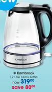 Kambrook 1.7Ltr Glass Kettle