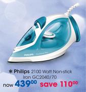 Philips 2100 Watt Non-stick Iron(GC2040/70)