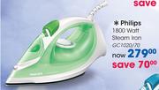 Philips 1800 Watt Steam Iron(GC1020/70)
