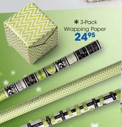 3-Pack Wrapping Paper