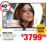 Sinotec 40" Full HD LED TV 40F360D