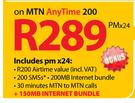 Sony Xperia V Smartphone-On MTN Any Time 200