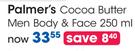 Palmer's Cocoa Butter Men Body & Face-250ml Each