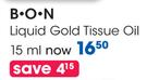 B.O.N Liquid Gold Tissue Oil-15ml