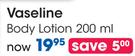 Vaseline Body Lotion-200ml