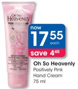 Oh So Heavenly Positively Pink Hand Cream-75ml