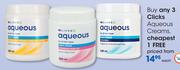 Clicks Aqueous Creams-Each