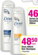 Dove Hair Shampoo-400ml Each