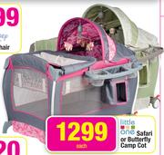 Little One Safari Or Butterfly Camp Cot-Each
