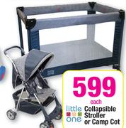 Little One Collapsible Stroller Or Camp Cot-Each