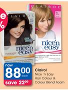 Clairol Nice 'N Easy Hair Colour & Colour Blend Foam-Each