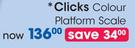 Clicks Colour Platform Scale