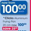  Clicks Aluminium Frying Pan 20cm