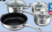 Clicks 7-Piece Pot & Frying Pan Set