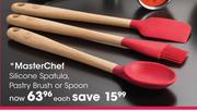 MasterChef Silicone Spatula, Pastry Brush Or Spoon-Each