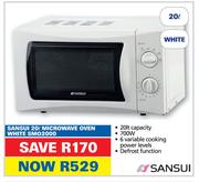 Sansui 20Ltr Microwave Oven White SMO2000