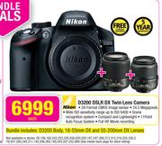 Nikon D3200 DSLR DX Twin Lens Camera-Each