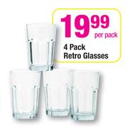 Retro Glasses 4 Pack-Per Pack