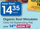 Organic Root Stimulator Olive Oil Replenising Pak