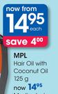 Mpl Hair Oil With Coconut Oil-125g